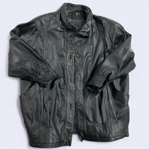 Jacqueline Ferrar Women's Black Leather Jacket